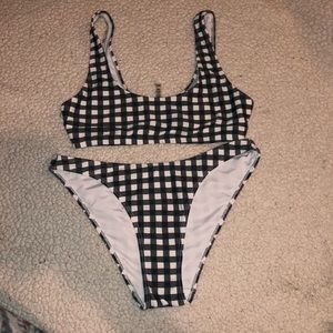 Gingham forever 21 bikini two piece